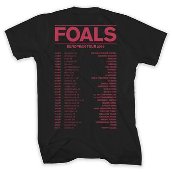 European Tour 2019 Black T-Shirt