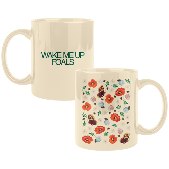 Wake Me Up Floral Mug