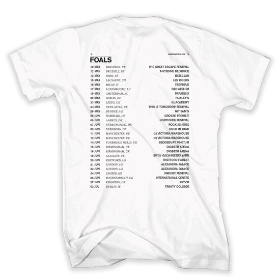 European Tour 2019 White T-Shirt